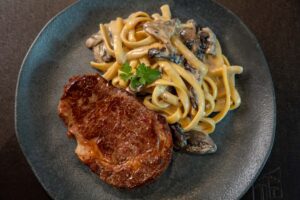 Entrecot com talharim